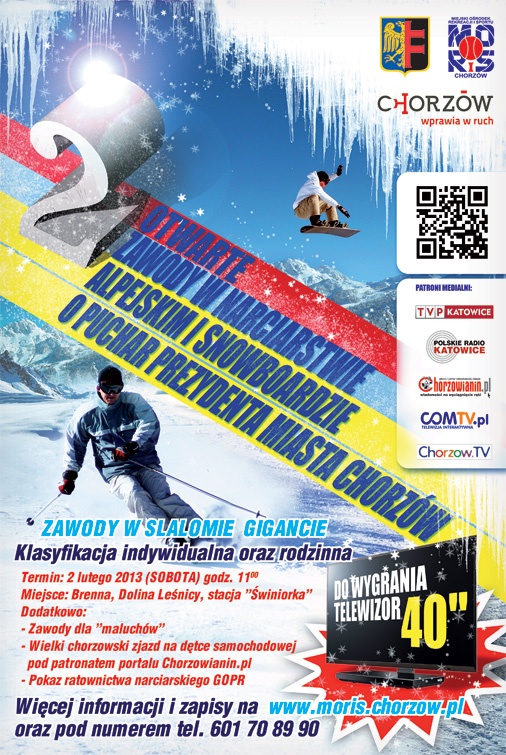 Plakat - Otwarte Zawody o Puchar Prezydenta Miasta Chorzów