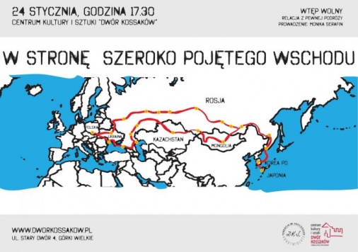 Plakat - W stronę szeroko pojętego Wschodu