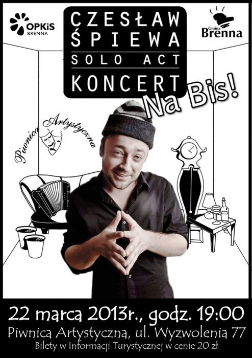 Plakat - Czesław Mozil Solo Act - Na Bis