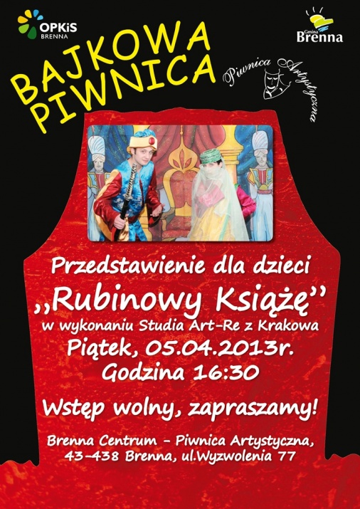Plakat - Bajkowa Piwnica - Rubinowy Książe