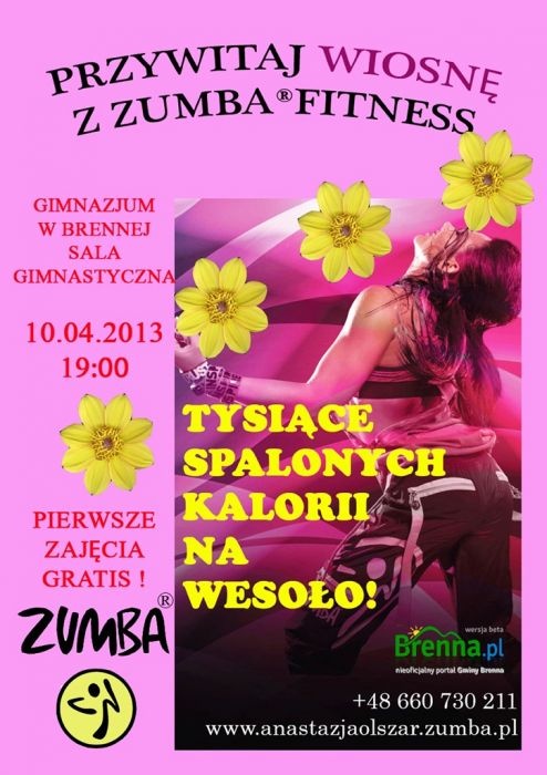 Plakat - Przywitaj Wiosnę z Zumba Fitness