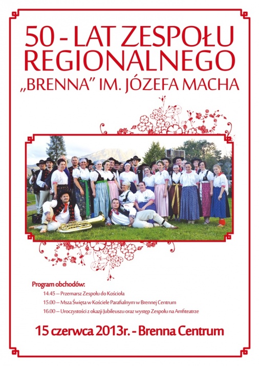 Plakat - 50 - lecie Zespołu Regionalnego