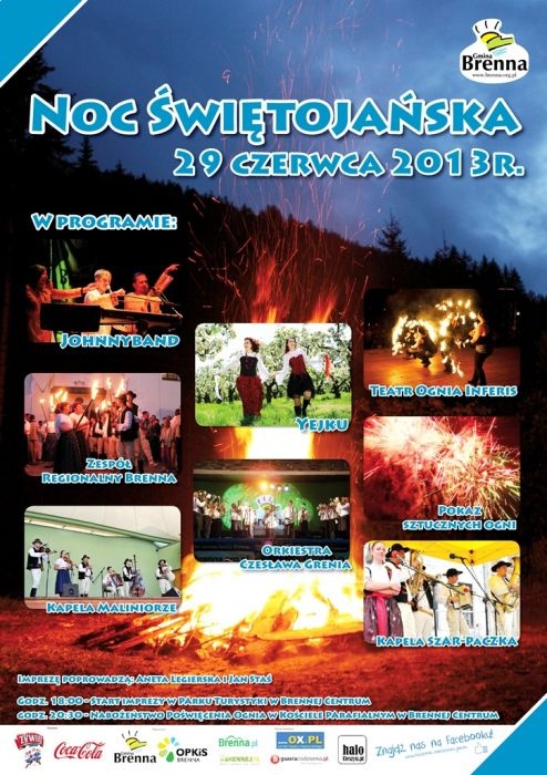 Plakat - Noc Świętojańska 2013