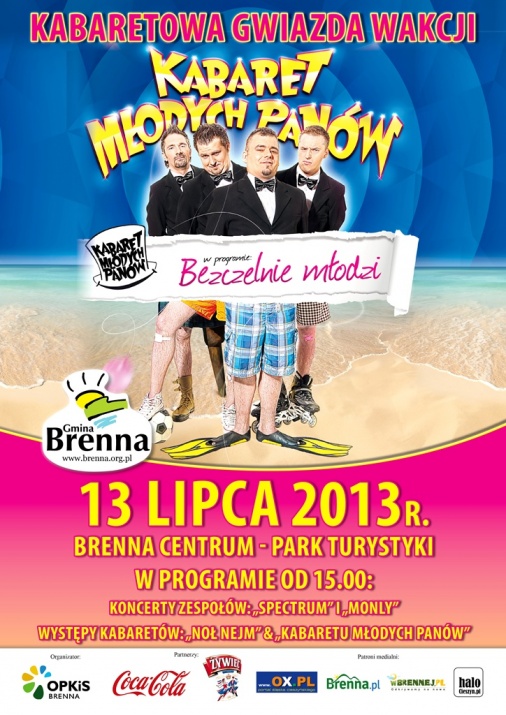 Plakat - Kabaret Młodych Panów - Gwiazda Wakacji