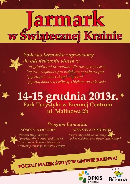 Plakat - Jarmark Świąteczny