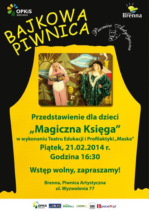 Plakat - Bajka pt. "Magiczna księga"