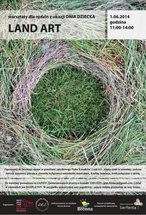 Plakat - Land Art czyli Dzień Dziecka w Dworze Kossaków!