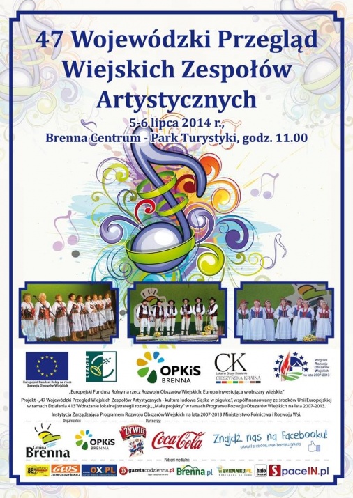 Plakat - Przegląd Wiejskich Zespołów Artystycznych