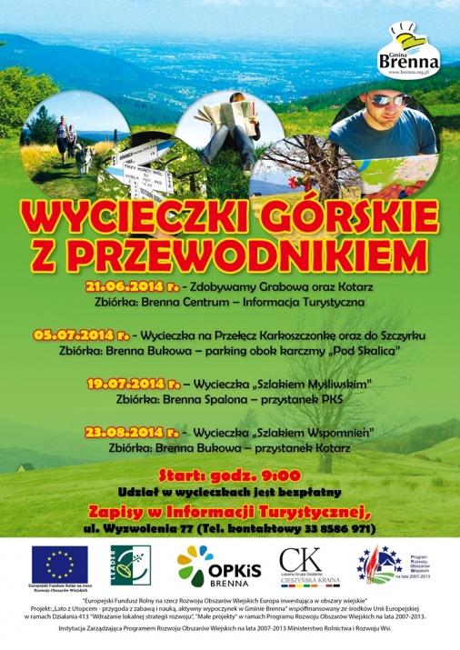 Plakat - Wycieczka górska z przewodnikiem