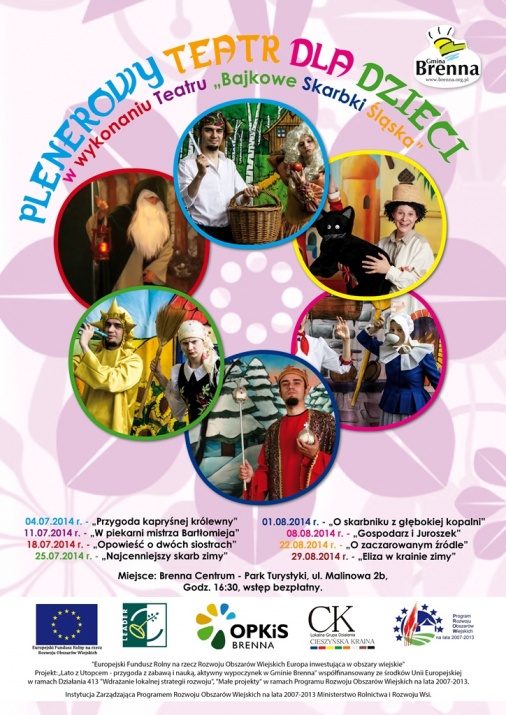 Plakat - Plenerowy Teatr dla dzieci