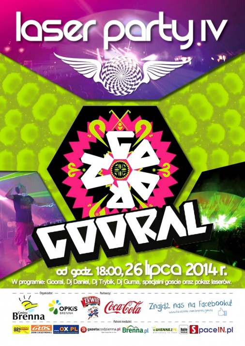 Plakat - Laser Party