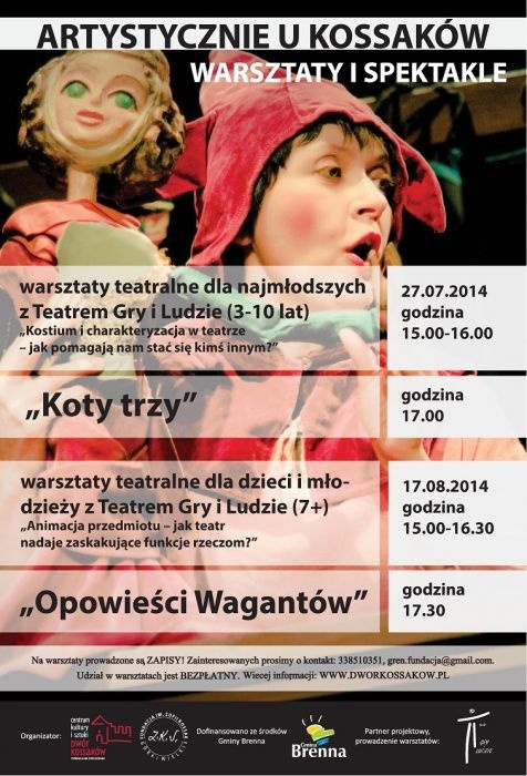 Plakat - Warsztaty Teatralne & Spektakl