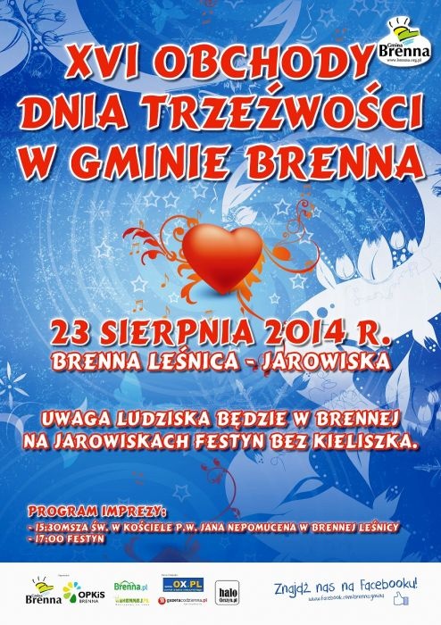 Plakat - XVI Obchody Dnia Trzeźwości