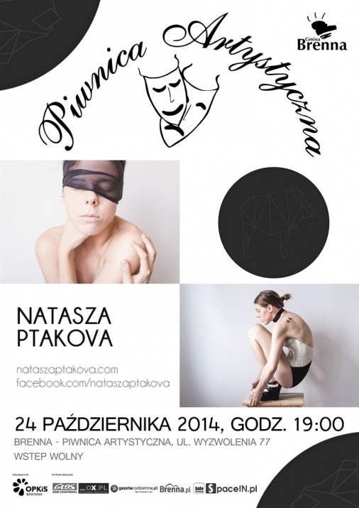 Plakat - Piwnica Artystyczna - Natasza Ptakova