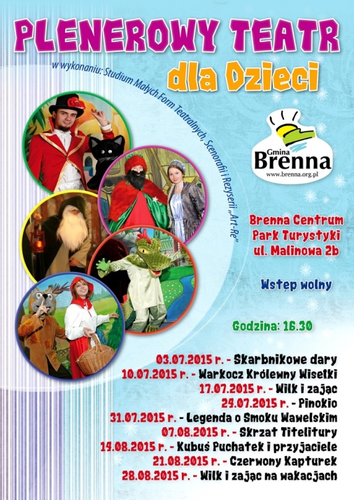 Plakat - Plenerowy Teatr dla dzieci