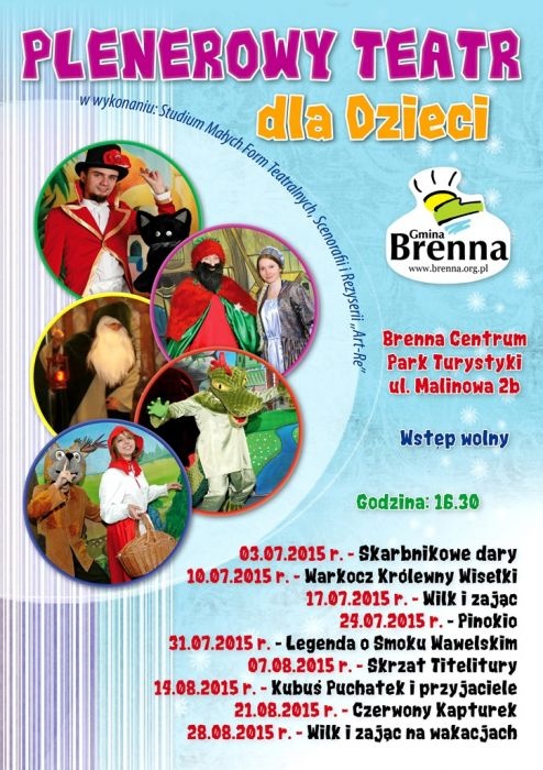 Plakat - Plenerowy Teatr dla dzieci