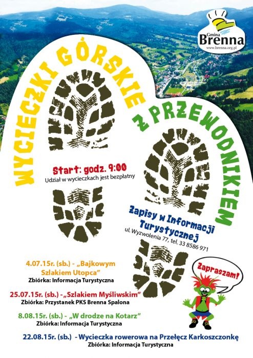 Plakat - Wycieczka górska z przewodnikiem