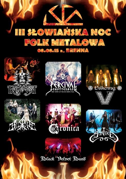 Plakat - III Słowiańska Noc Folk-Metalowa