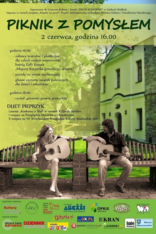 Plakat - Piknik z Pomysłem - Duet Pieprzyk (recital)