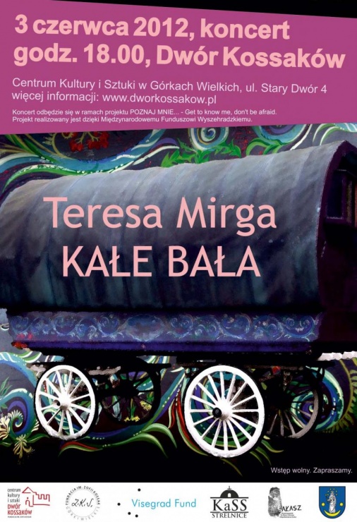 Plakat - Teresa Mirga i Kałe Bała - koncert
