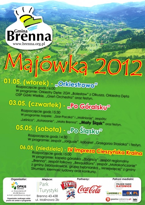 Plakat - Majówka 2012 - "Po Góralsku"