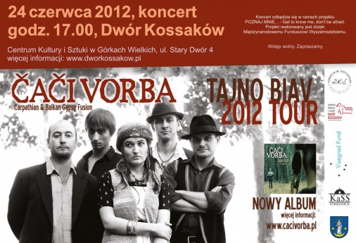 Plakat - Koncert  CACI VORBA