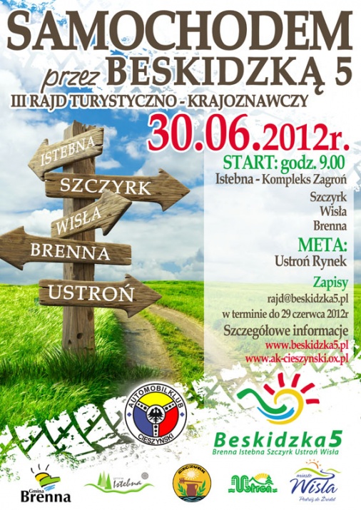 Plakat - Samochodem przez Beskidzką 5
