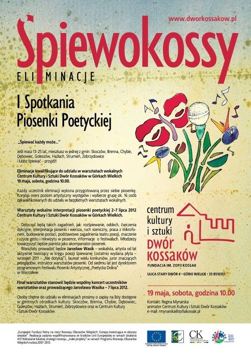 Plakat - Śpiewokossy - uczestnicy warsztatów