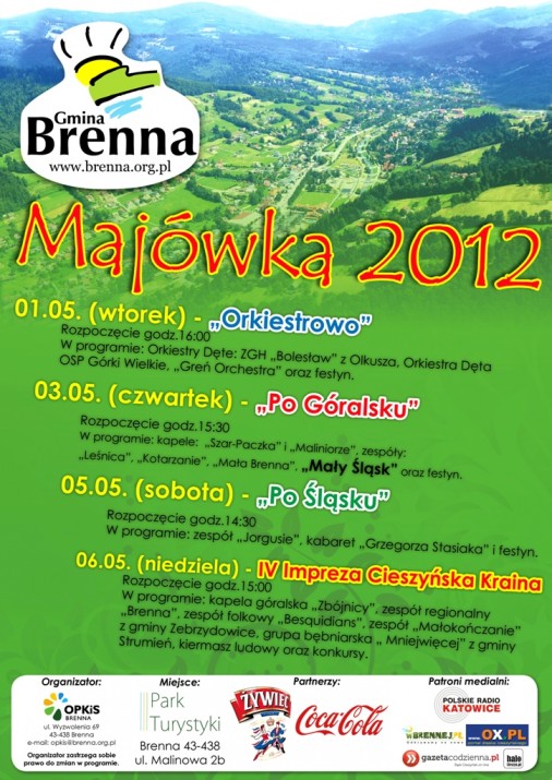 Plakat - Majówka 2012 - "Po Śląsku"