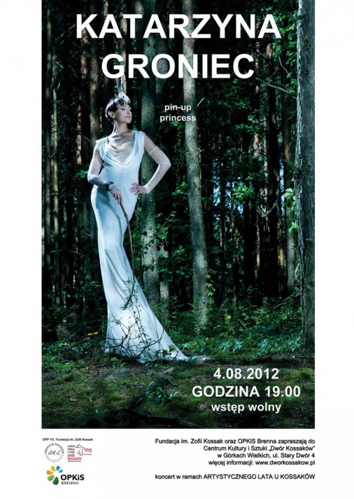 Plakat - Katarzyna Groniec z zespołem
