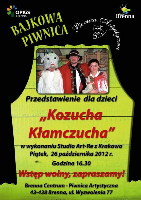 Plakat - Bajkowa Piwnica - Kozucha Kłamczucha