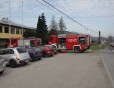 Ćwiczenia strażackie w breńskim Gimnazjum - Foto